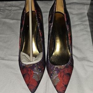 Nine West 7 1/2 Floral Women's Heels